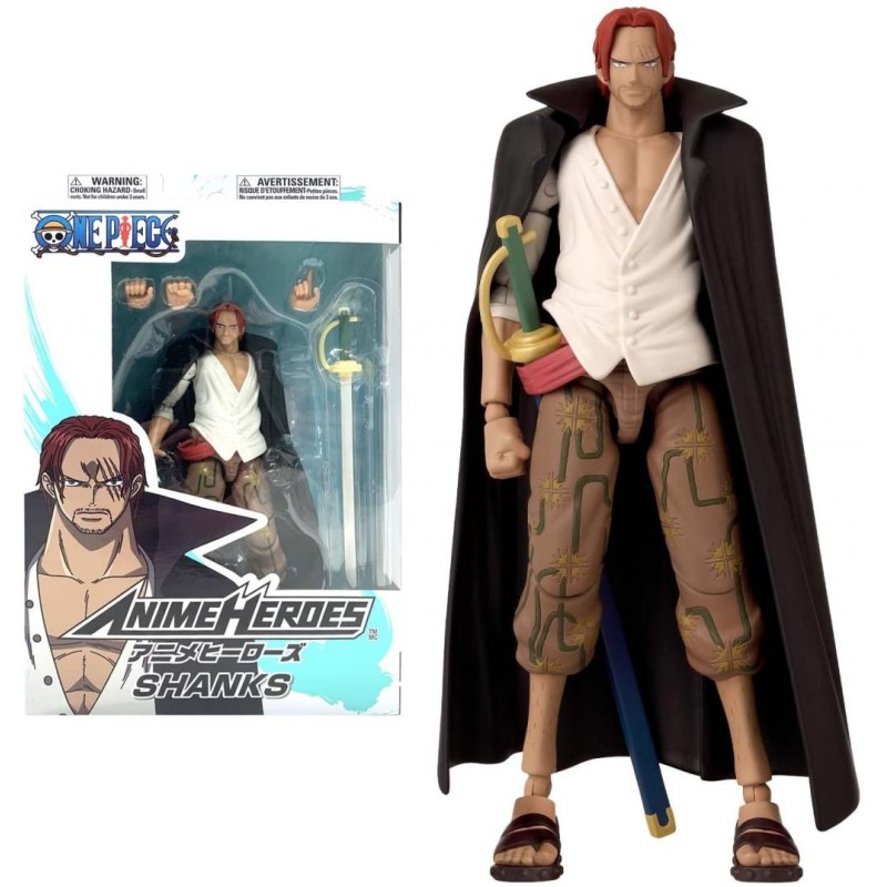 One Piece Anime Heroes Shanks Action Figure 17 cm