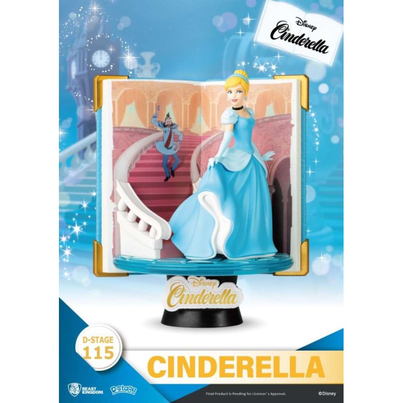 Disney Story Book Series D-Stage PVC Diorama Cinderella New Version 15 cm