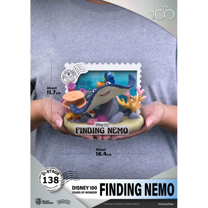 Disney 100th Anniversary D-Stage PVC Diorama Finding Nemo 12 cm