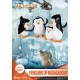 Penguins of Madagascar D-Stage PVC Diorama Skipper, Kowalski, Private & Rico 14 cm