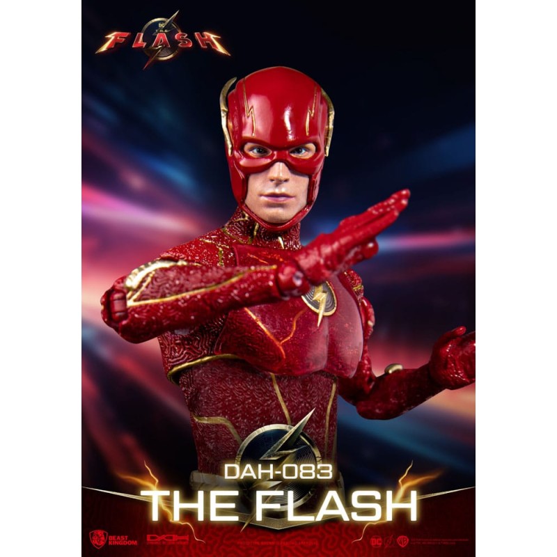 The Flash Dynamic 8ction Heroes Action Figure 1/9 The Flash Deluxe Version 24 cm