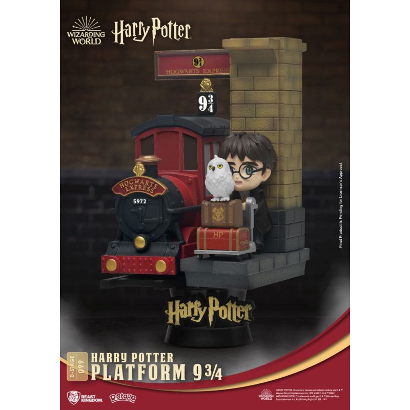 Harry Potter D-Stage PVC Diorama Platform 9 3/4 New Version 15 cm