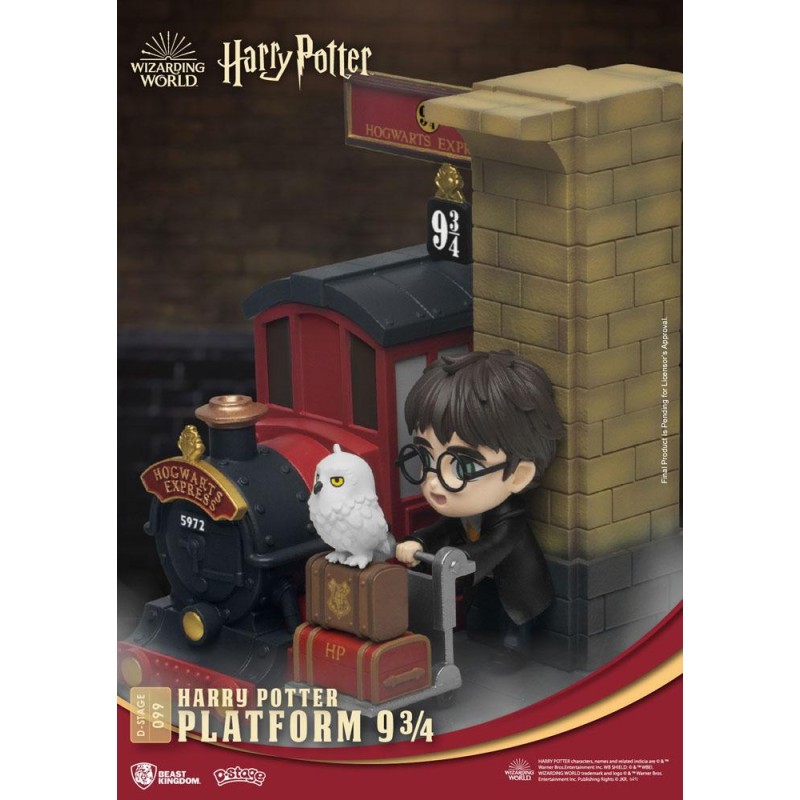 Harry Potter D-Stage PVC Diorama Platform 9 3/4 New Version 15 cm