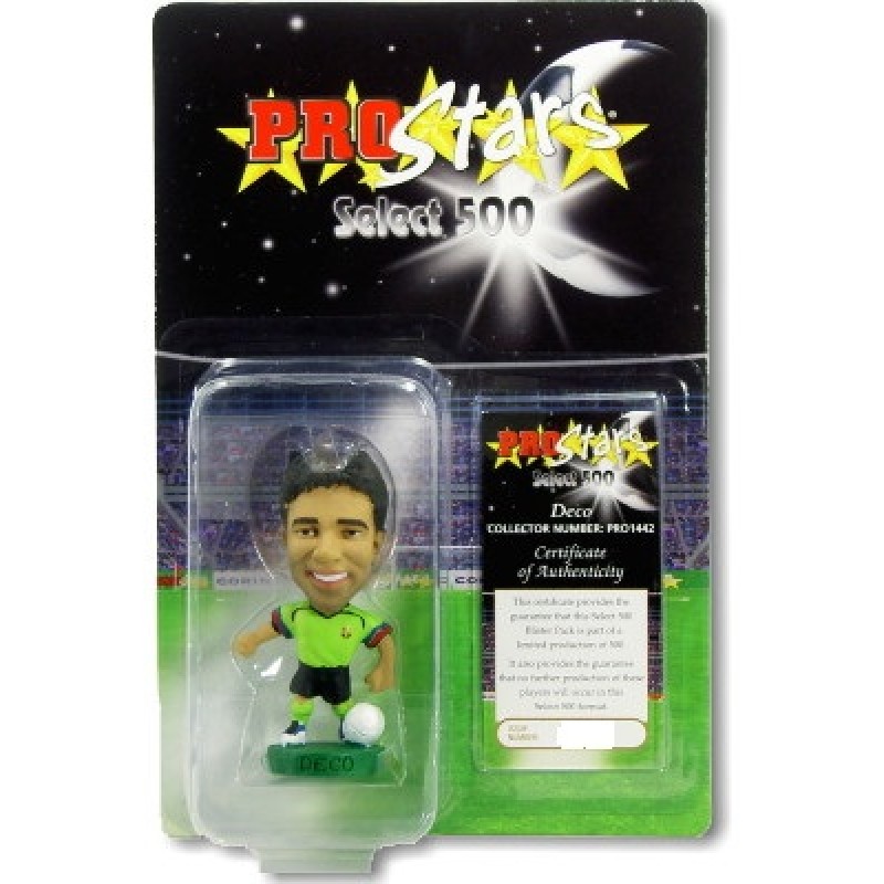 Deco Barcelona Away (2005-06) Select 500 Series (UK Release) Football Figure Limited Edition Pack (only 500) - (damaged packaging)