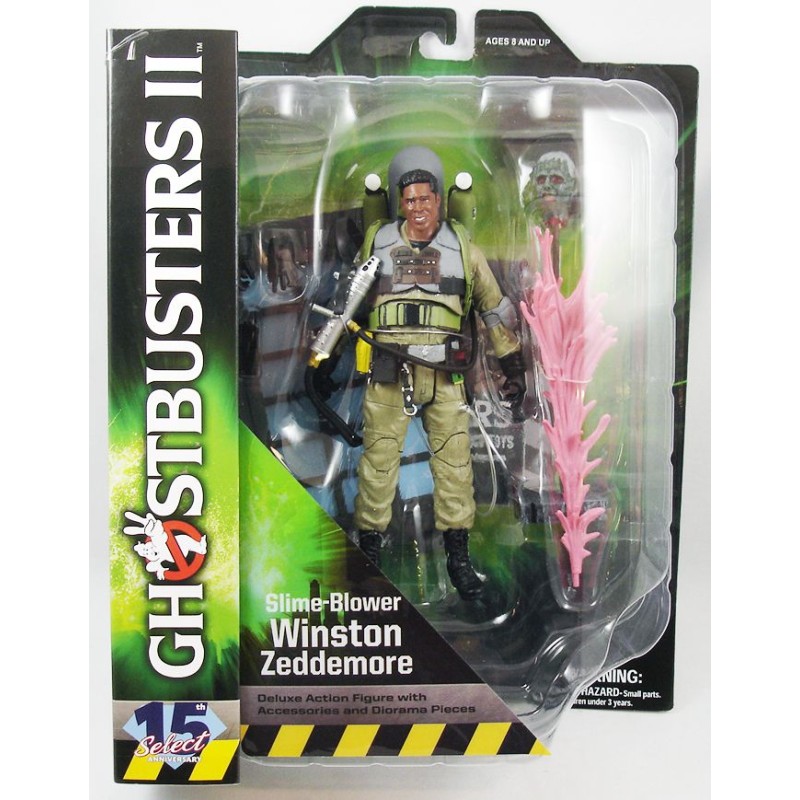 Ghostbusters 2 Select Action Figure 18 cm Series 7 Slime-Blower Winston Zeddemore