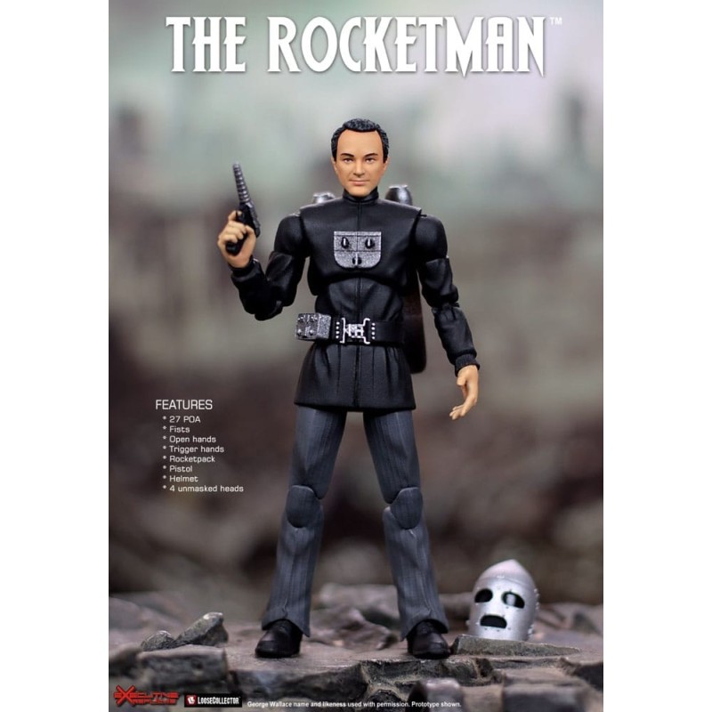 King of the Rocketmen Actionfigur 1/12 The Rocketman 15 cm