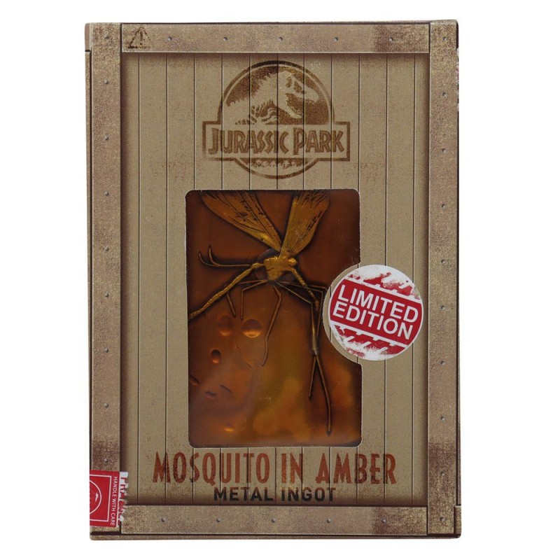 Jurassic Park Ingot Mosquito in Amber Limited Edition