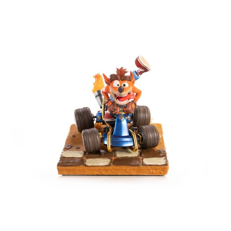 Crash Team Racing Nitro-Fueled Statue Crash in Kart 31 cm