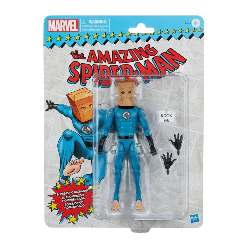 The Amazing Spider-Man Marvel Legends Series Action Figure 2022 Bombastic Bag-Man 15 cm
