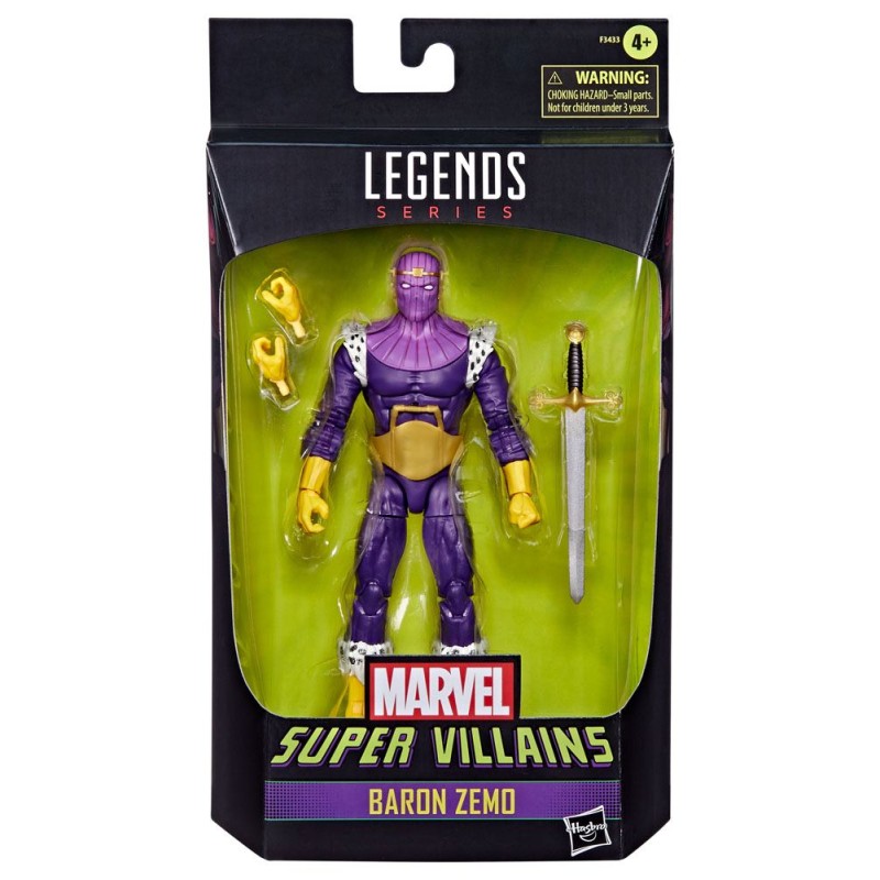 Marvel Legends Super Villains Action Figure 2022 Baron Zemo 15 cm