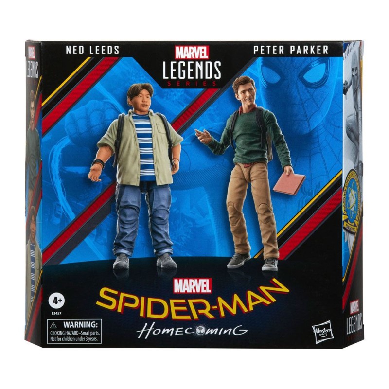 Spider-Man: Homecoming Marvel Legends Action Figure 2-Pack 2022 Ned Leeds & Peter Parker 15 cm