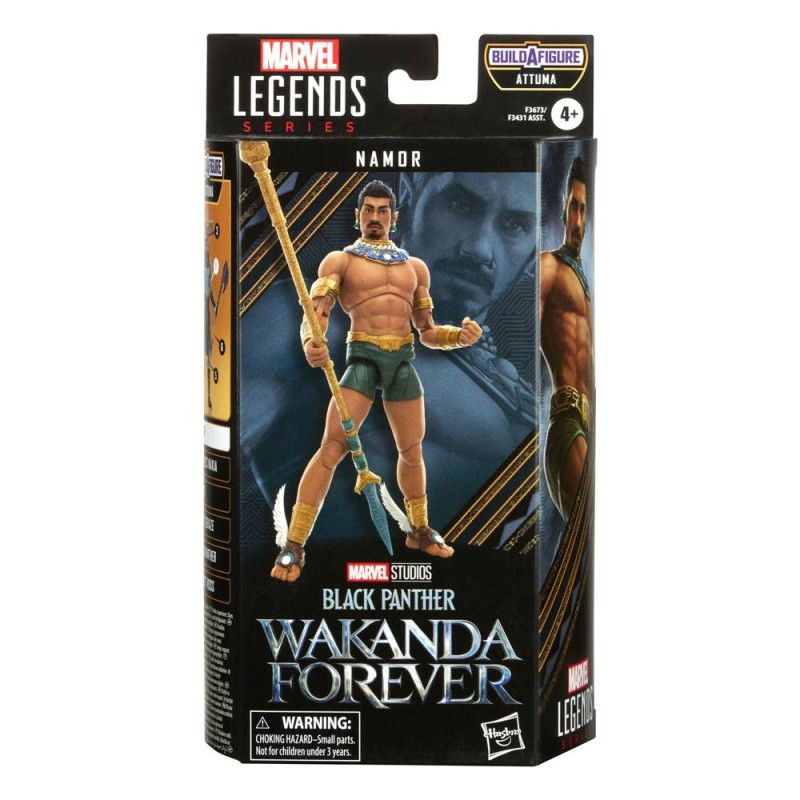 Black Panther Wakanda Forever Marvel Legends Series Action Figure Attuma BAF Namor 15 cm