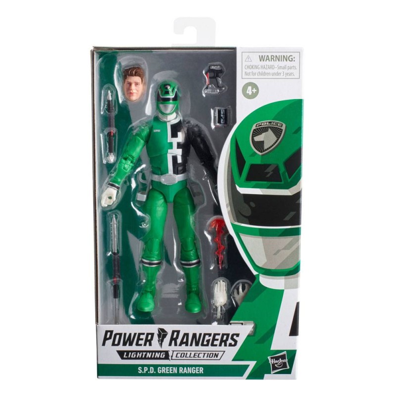 Power Rangers Lightning Collection Action Figure S.P.D. Green Ranger 15 cm 2021 Wave 3