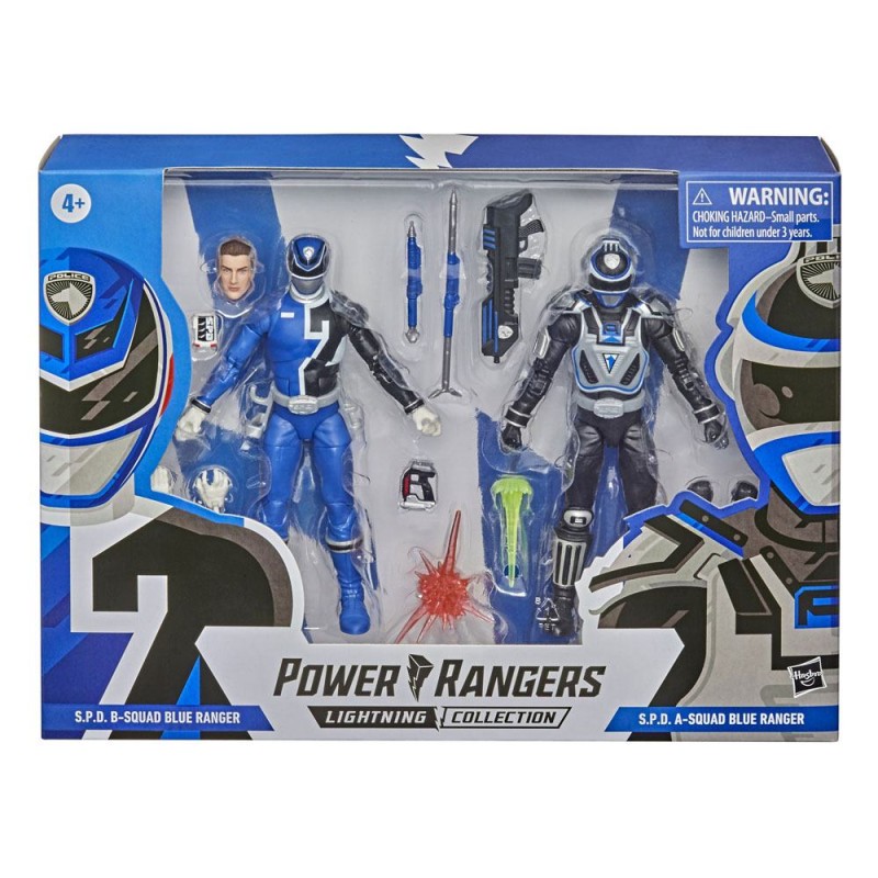 Power Rangers Lightning Collection Action Figure 2-PacksS.P.D. B-Squad Blue Ranger vs. S.P.D. A-Squad Blue Ranger 15 cm 2021 Wave 1