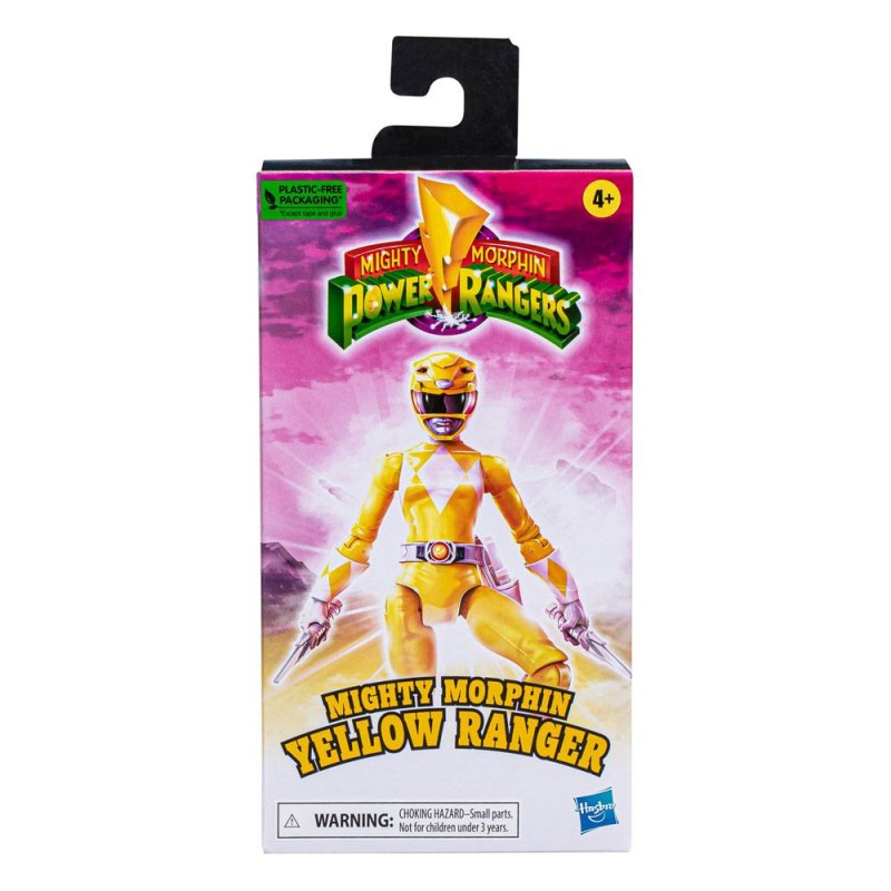 Power Rangers Action Figure Mighty Morphin Yellow Ranger 15 cm