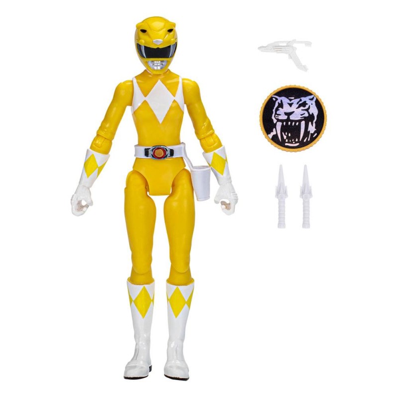 Power Rangers Action Figure Mighty Morphin Yellow Ranger 15 cm