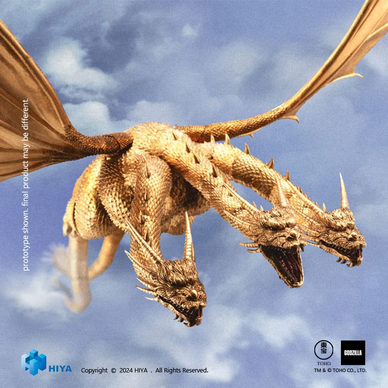 Godzilla Exquisite Basic Action Figure Godzilla vs King Ghidorah King Ghidorah 25 cm