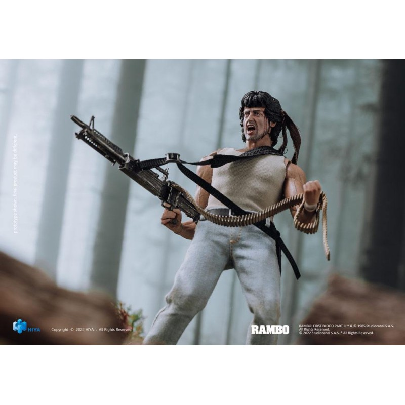 First Blood Exquisite Super Action Figure 1/12 John Rambo 16 cm