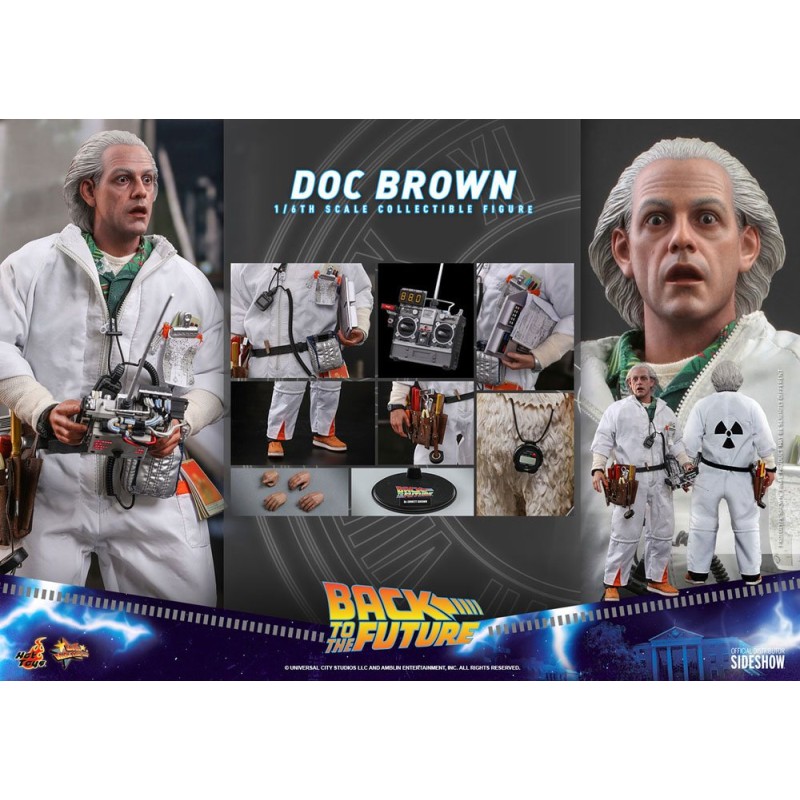  Back To The Future Movie Masterpiece Action Figure 1/6 Doc Brown 30 cm
