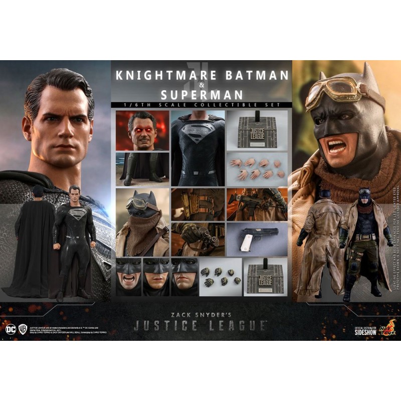 Zack Snyder's Justice League Action Figure 2-Pack 1/6 Knightmare Batman and Superman 31 cm