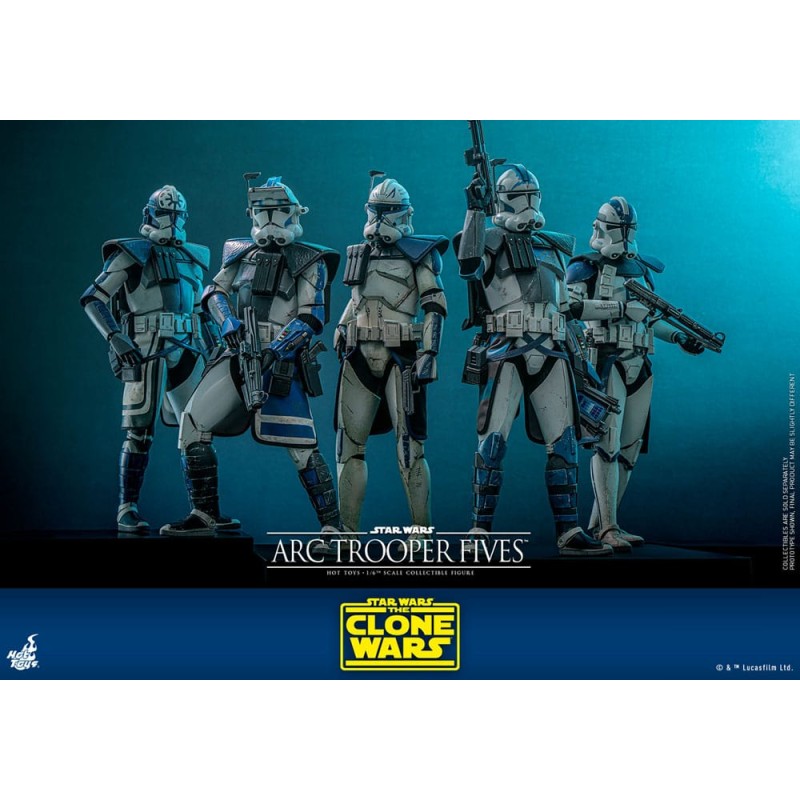 Star Wars: The Clone Wars Action Figure 1/6 Arc Trooper Fives 30 cm