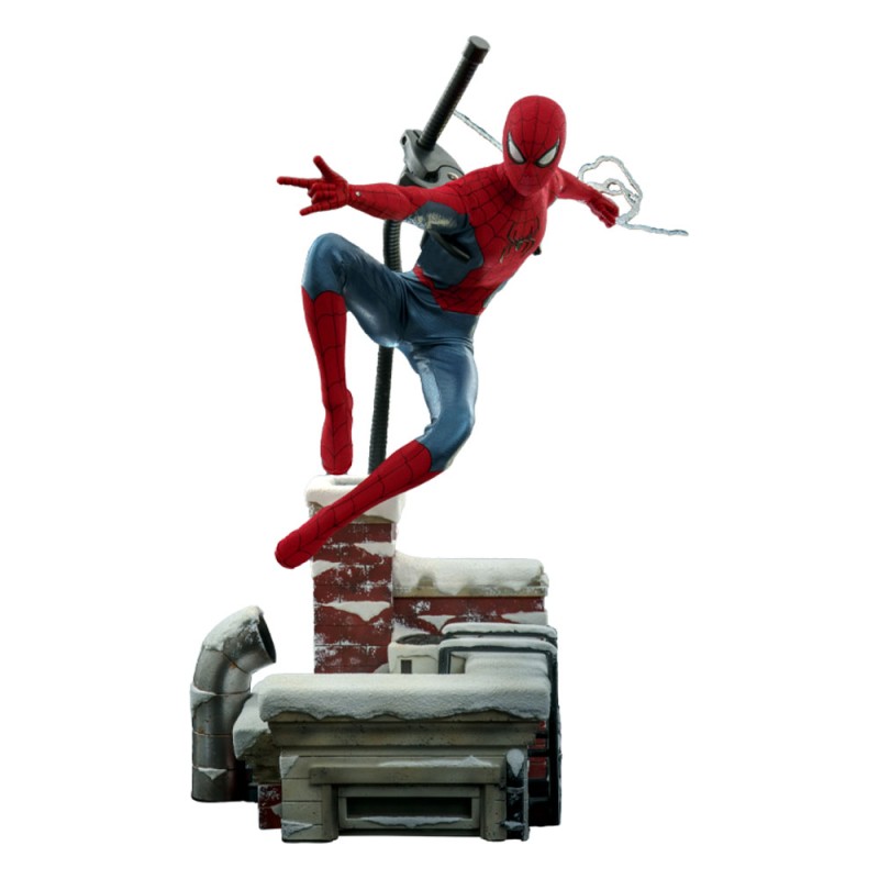 Spider-Man: No Way Home Movie Masterpiece Action Figure 1/6 Spider-Man (New Red and Blue Suit) (Deluxe Version) 28 cm