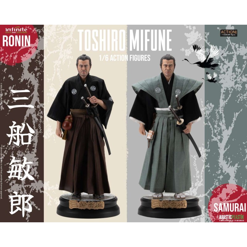  Toshiro Mifune Ronin & Samurai 1/6 Action Figure Deluxe Double Pack