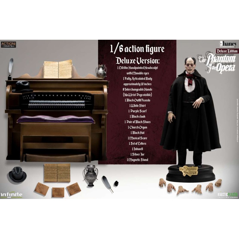  Lon Chaney As The Phantom Of The Opera 1/6 Action Figure Deluxe Version