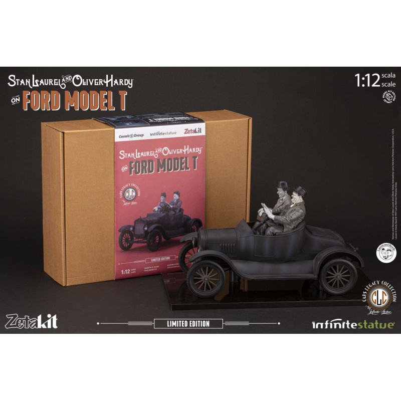 Model T With Laurel&Hardy 1/12 Resin Model Kit
