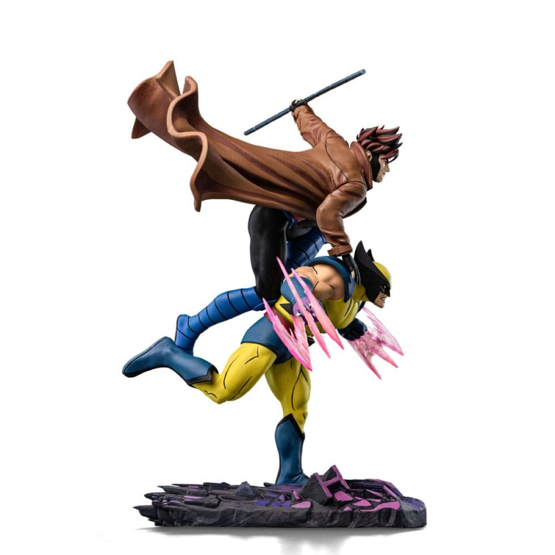 Marvel Deluxe Art Scale Statue 1/10 X-Men´97 Gambit & Wolverine 29 cm