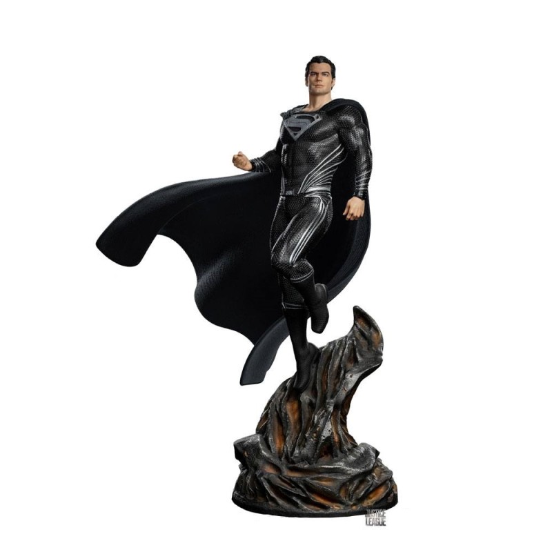 Zack Snyder's Justice League Art Scale Statue 1/4 Superman Black Suit 69 cm
