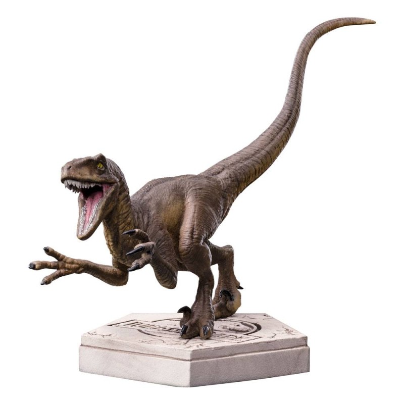 Jurassic World Icons Statue Velociraptor A 9 cm