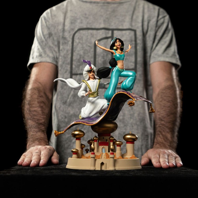 Disney Scale Statue 1/10 Aladdin and Yasmine 30 cm