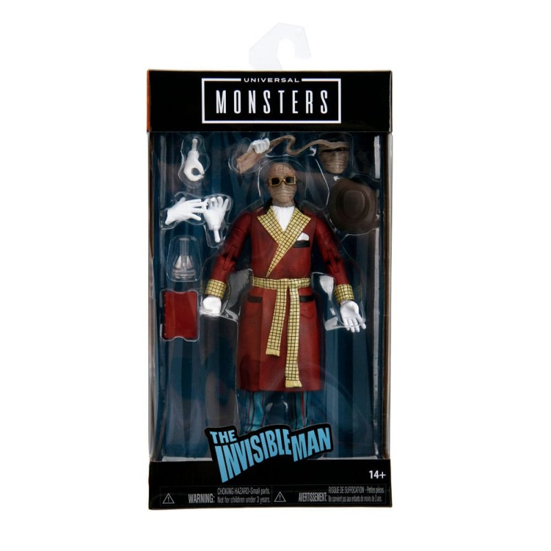 Universal Monsters Action Figure Invisible Man 15 cm