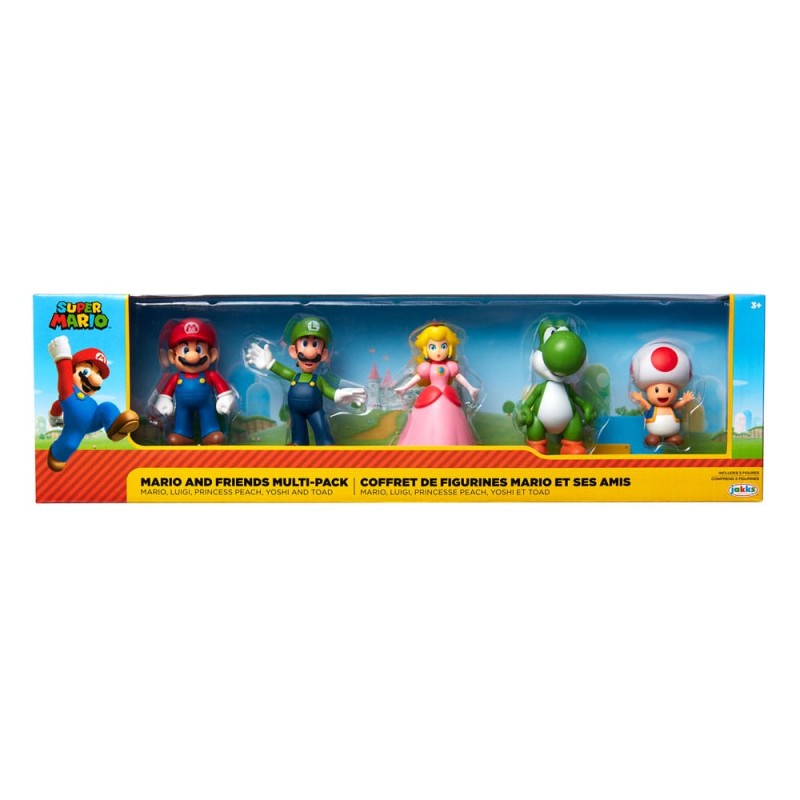 World of Nintendo Super Mario & Friends Figures 5-piece Box Set Exclusive