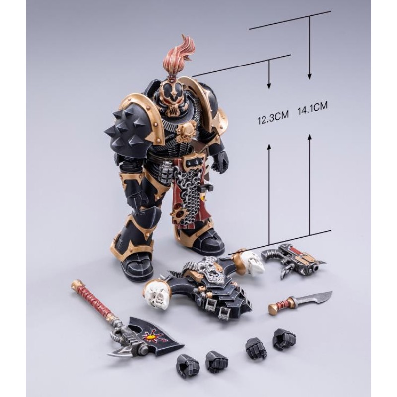 Warhammer 40K Black Legion Brother Narghast 1/18 Scale Action Figure