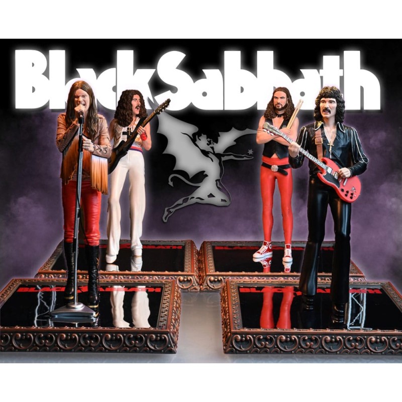 Black Sabbath Rock Iconz Statue 4-Pack Sabotage Era 23 cm