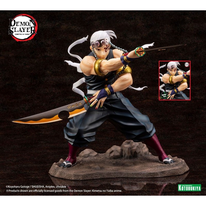  Demon Slayer: Kimetsu no Yaiba ARTFXJ Statue 1/8 Tengen Uzui Bonus Edition 23 cm