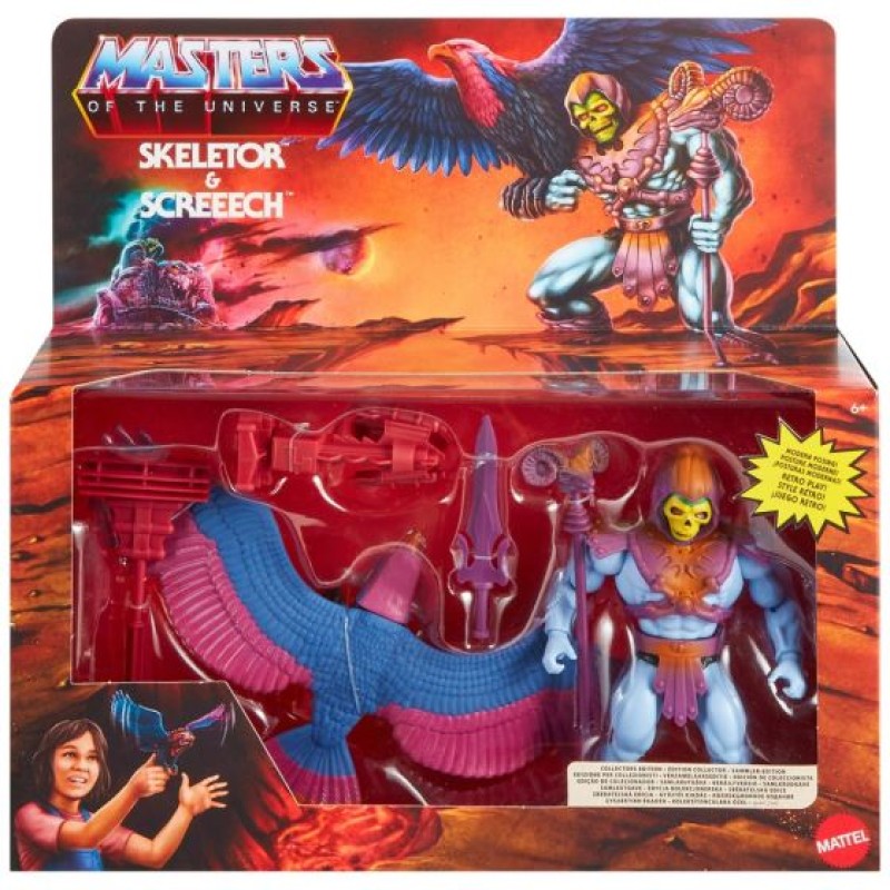 Masters of the Universe Origins Action Figure 2-Pack Skeletor & Screeech 14 cm