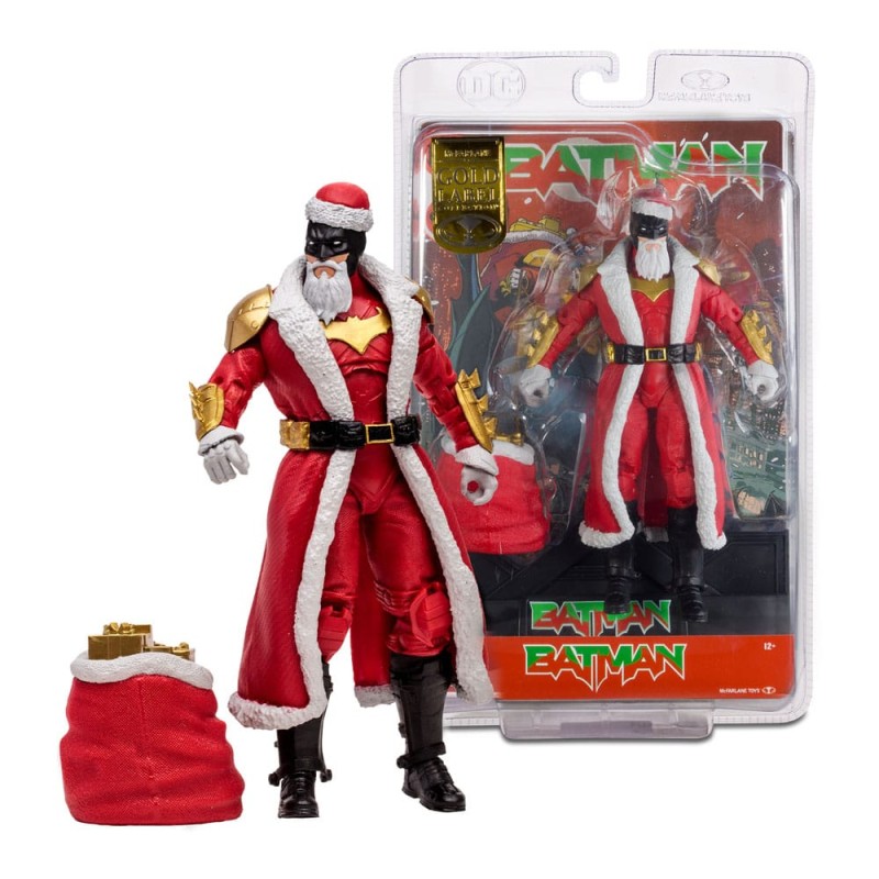 DC Multiverse Action Figure Bat Santa (Red Variant) (Gold Label) 18 cm