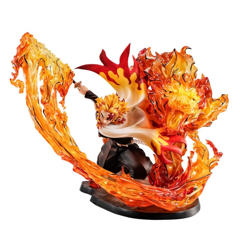 Demon slayer Kyojuro Precious G.E.M. 1/8 PVC Statue Rengoku Flame Breathing Fifth Form Flame Tiger 24 cm