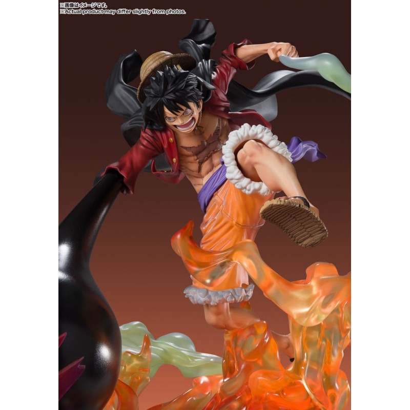 One Piece FiguartsZERO PVC Statue (Extra Battle) Luffy Red Roc 45 cm