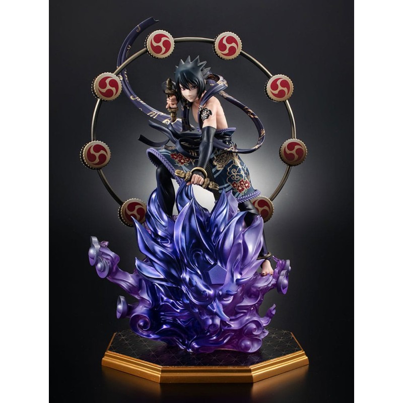 Naruto Shippuden Precious G.E.M. Series PVC Statue Sasuke Uchiha Thunder God 28 cm