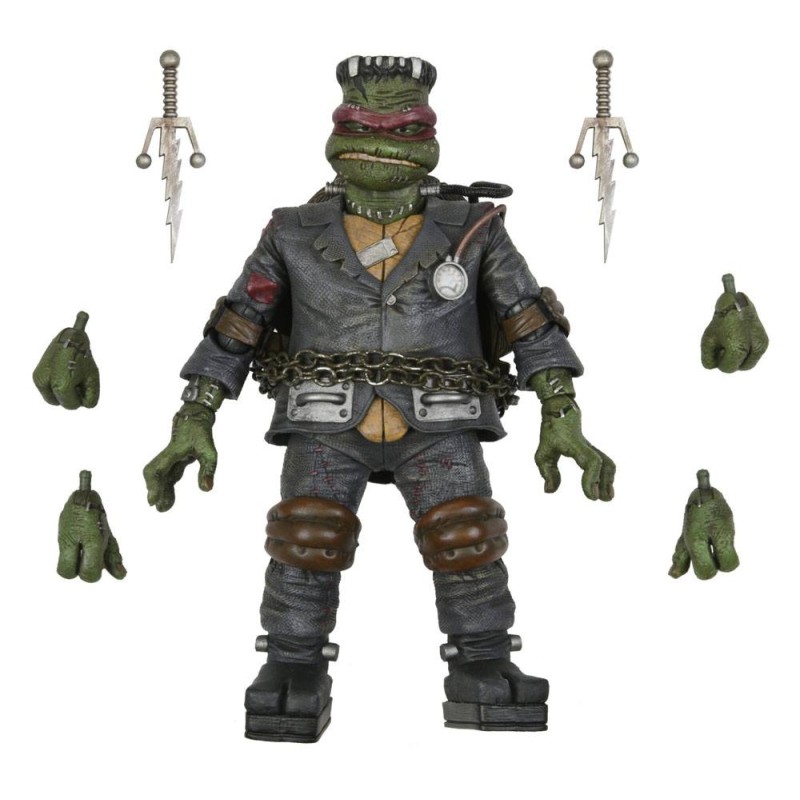 Universal Monsters x Teenage Mutant Ninja Turtles Action Figure Ultimate Raphael as Frankenstein's Monster 18 cm