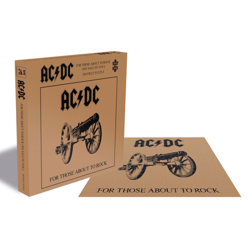 AC/DC Rock Saws Jigsaw Puzzle For Those About To Rock (500 pieces)