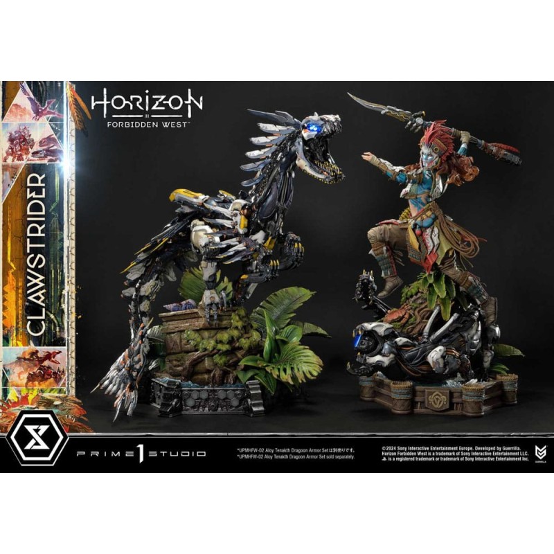 Horizon Forbidden West Ultimate Premium Masterline Series Statue 1/4 Clawstrider Bonus Version 68 cm