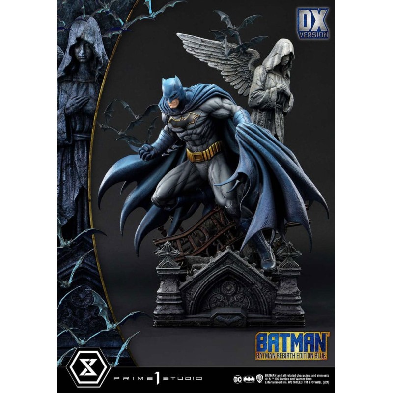 Batman Ultimate Premium Masterline Series Statue 1/4 Batman Rebirth Edition Blue Deluxe Version 71 cm