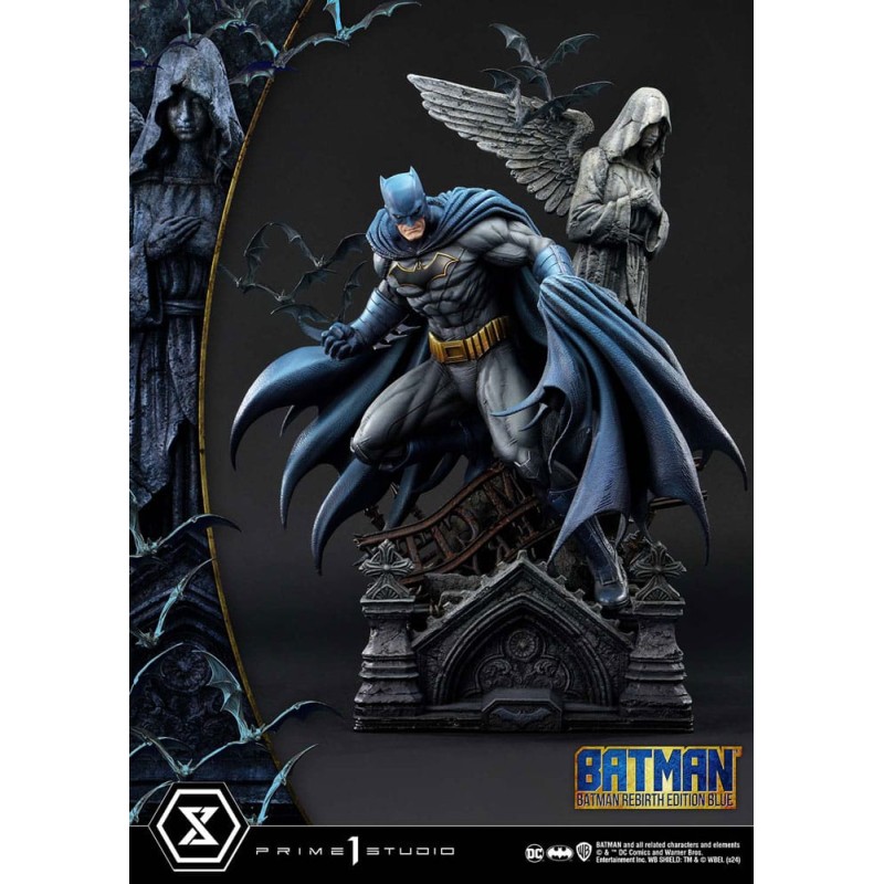 Batman Ultimate Premium Masterline Series Statue 1/4 Batman Rebirth Edition Blue 71 cm