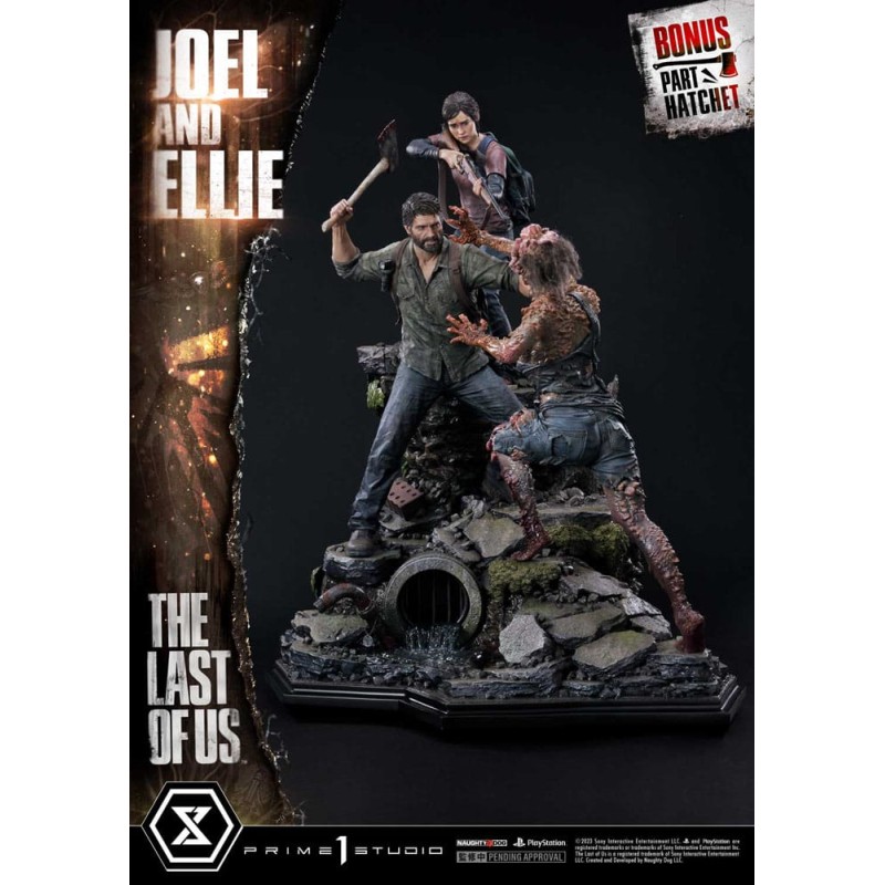 The Last of Us Part I Ultimate Premium Masterline Series Statue Joel & Ellie Deluxe Bonus Version (The Last of Us Part I) 73 cm