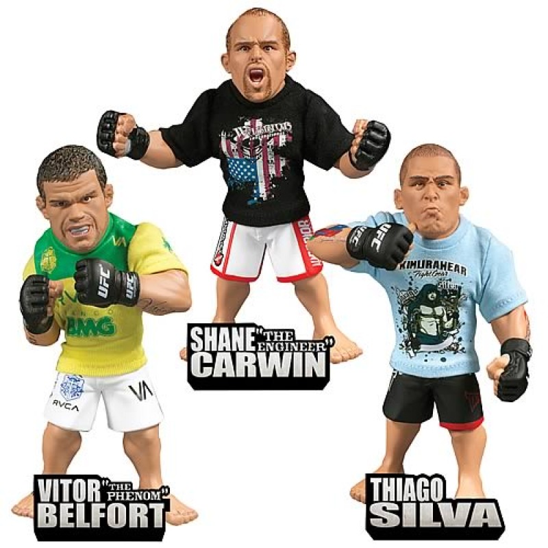 UFC Series 5 Limited Edition Set of 3 Ultimate Fighting Championship 6″ Action Figures